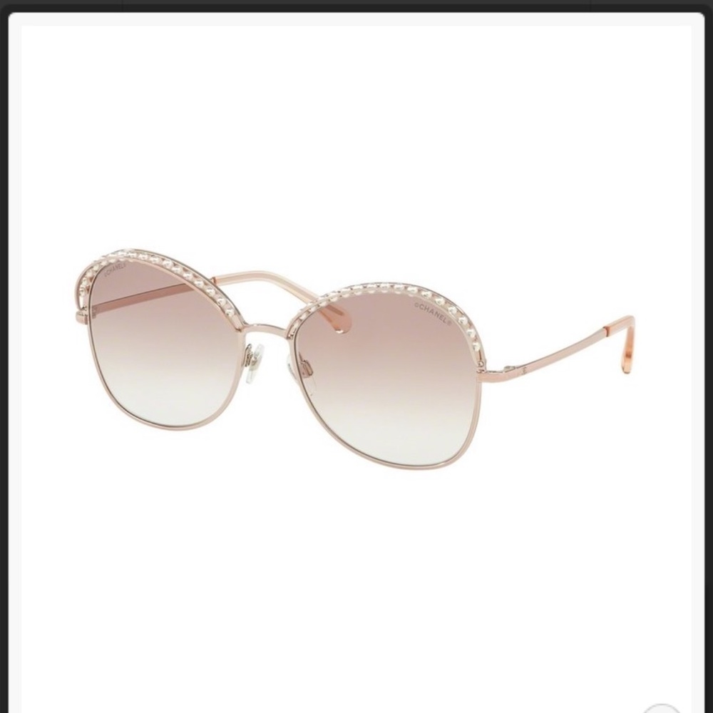 Chanel pearl round  Sunglasses